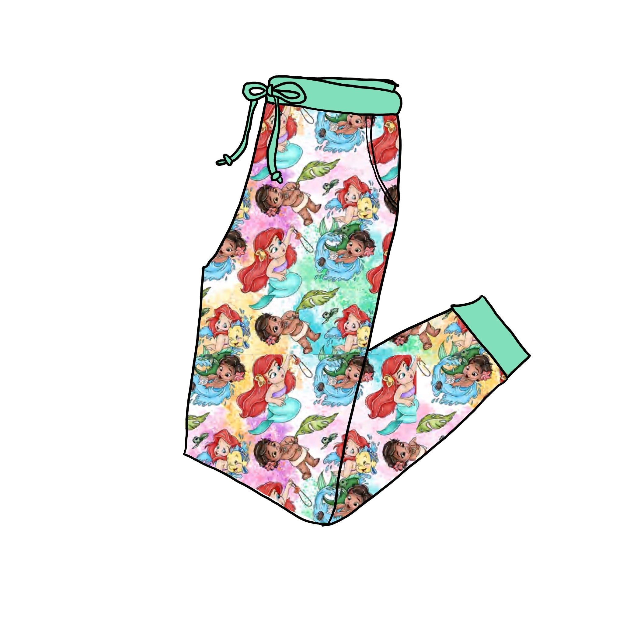 Ocean Babies Adult bamboo joggers