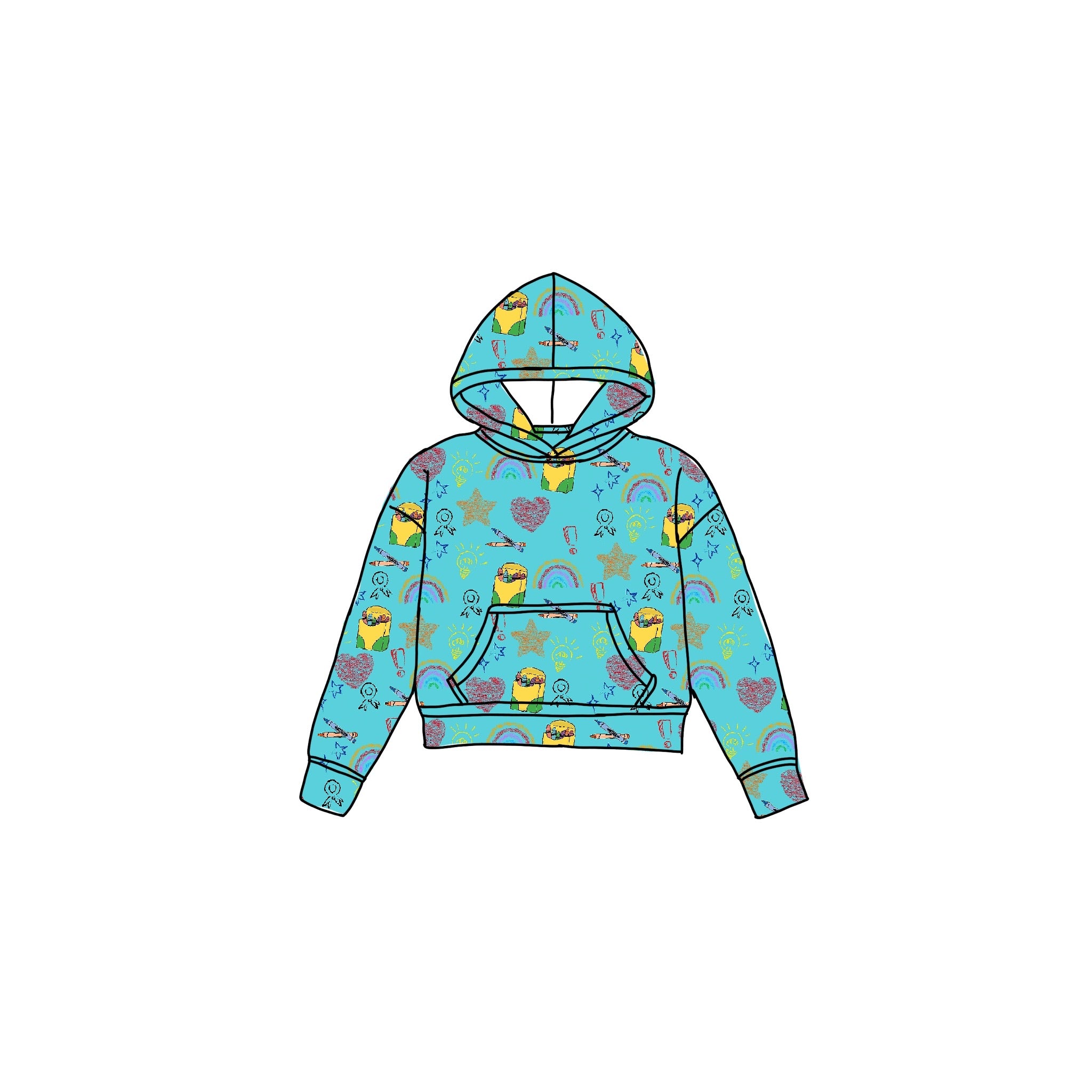 Scribble & Sketch Unisex Hoodie