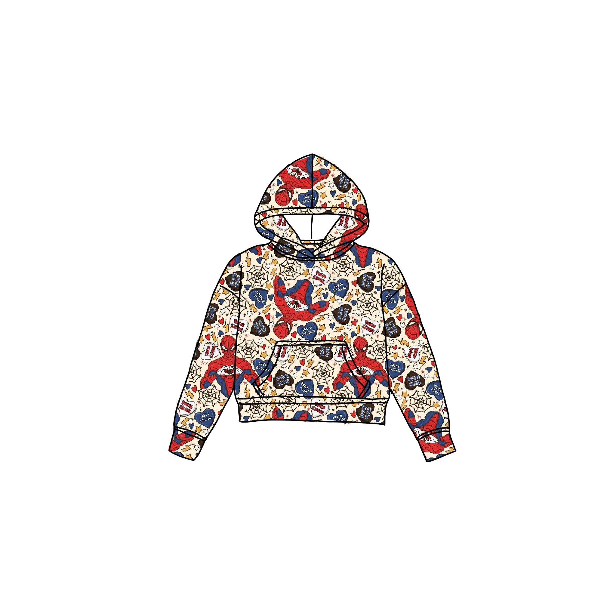 Brave Spider-Man Unisex Hoodie