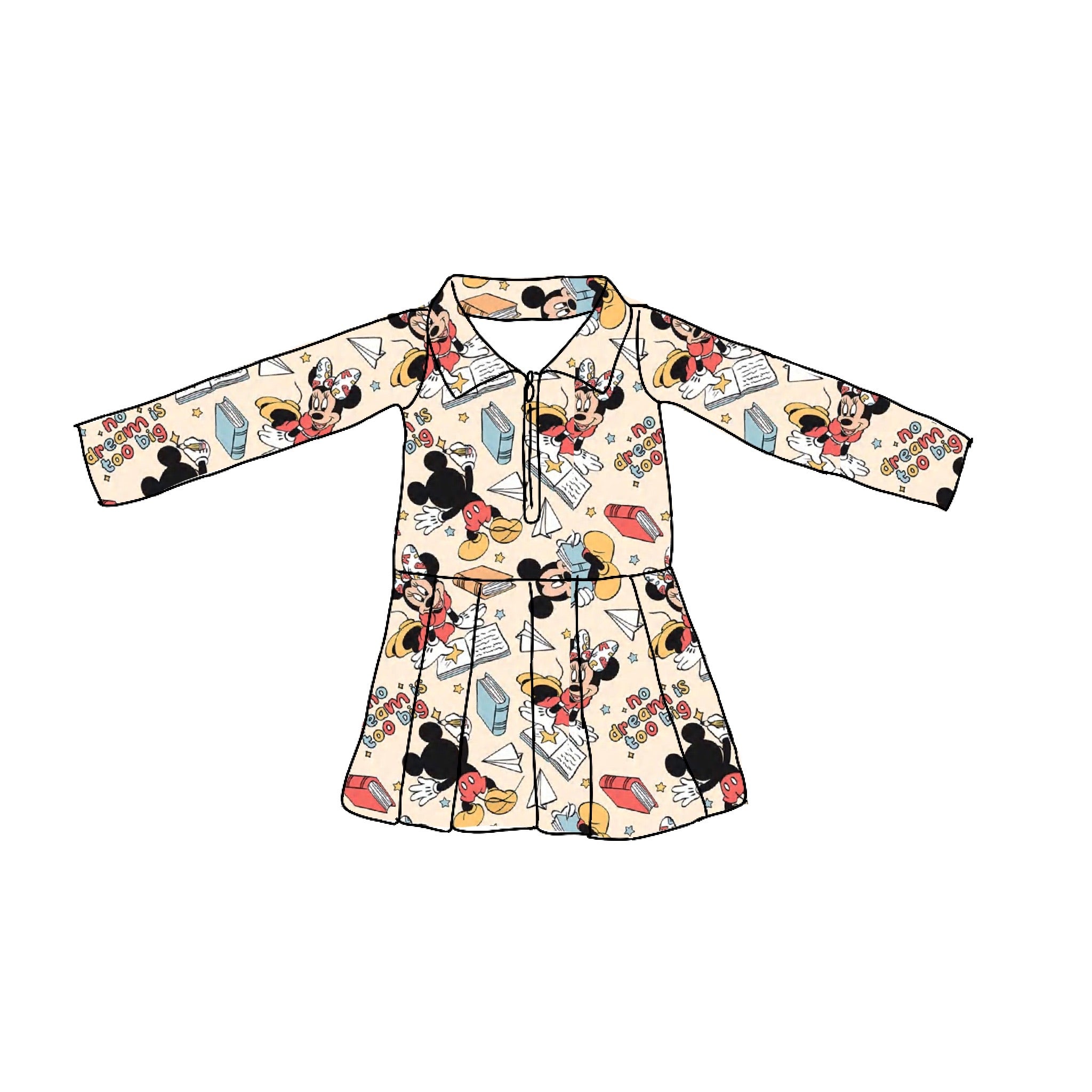 Clubhouse Scholar Long Sleeve Athletic Dress