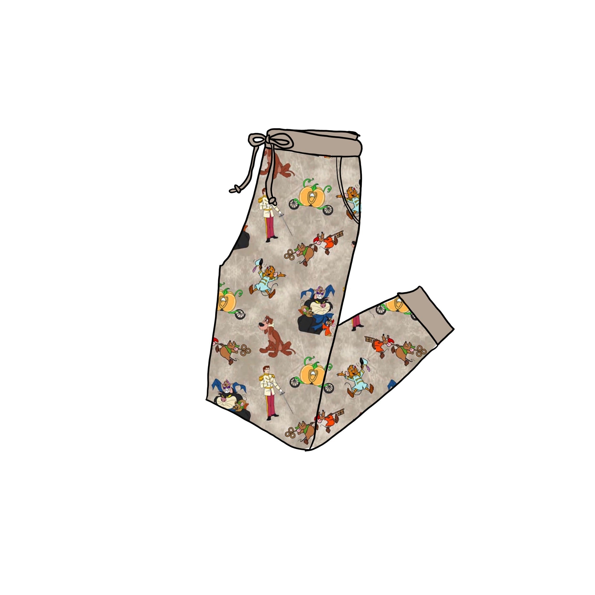 Prince Charming Adult bamboo joggers