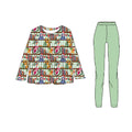 Bear-y Christmas peplum with leggings