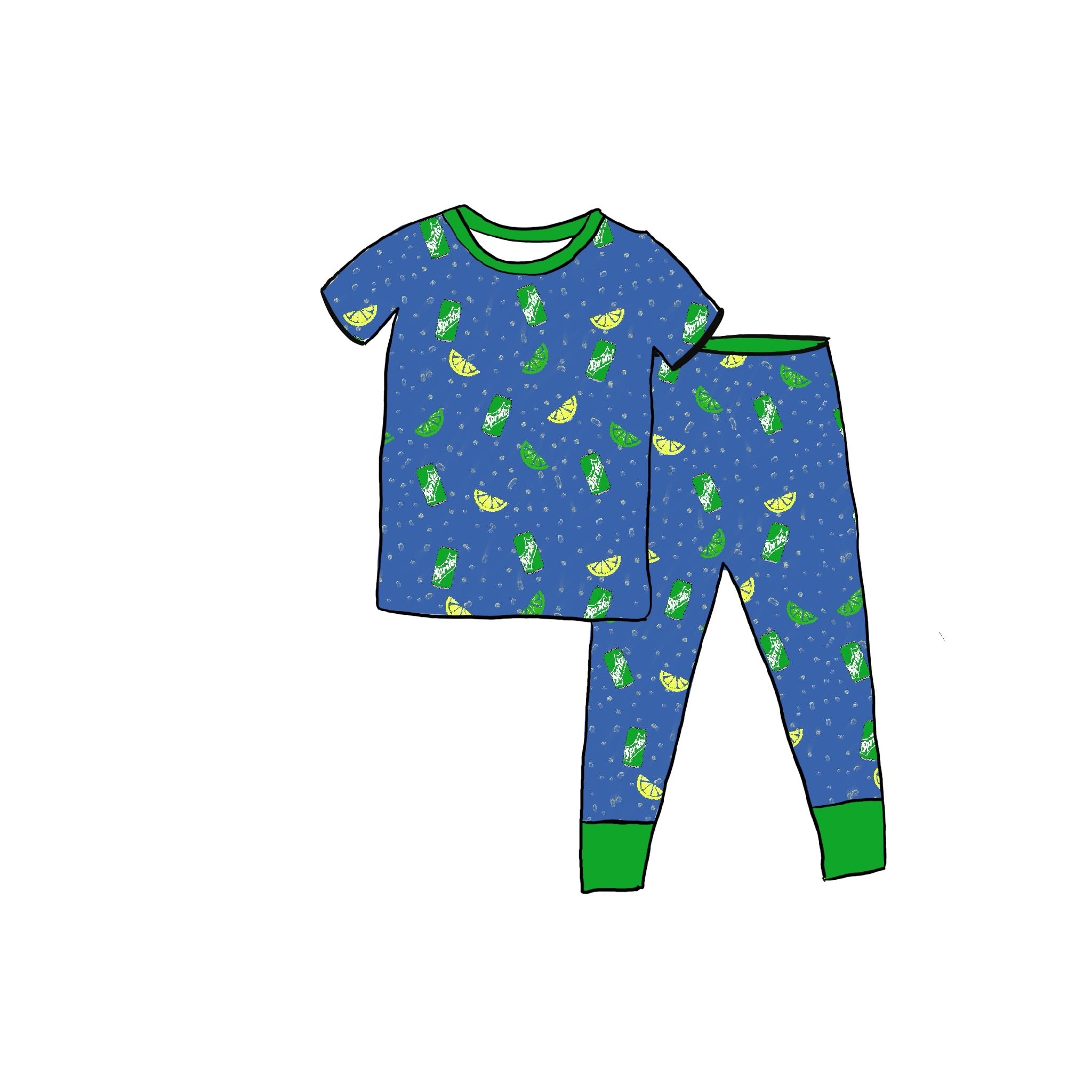 Lemon-Lime 2-piece set