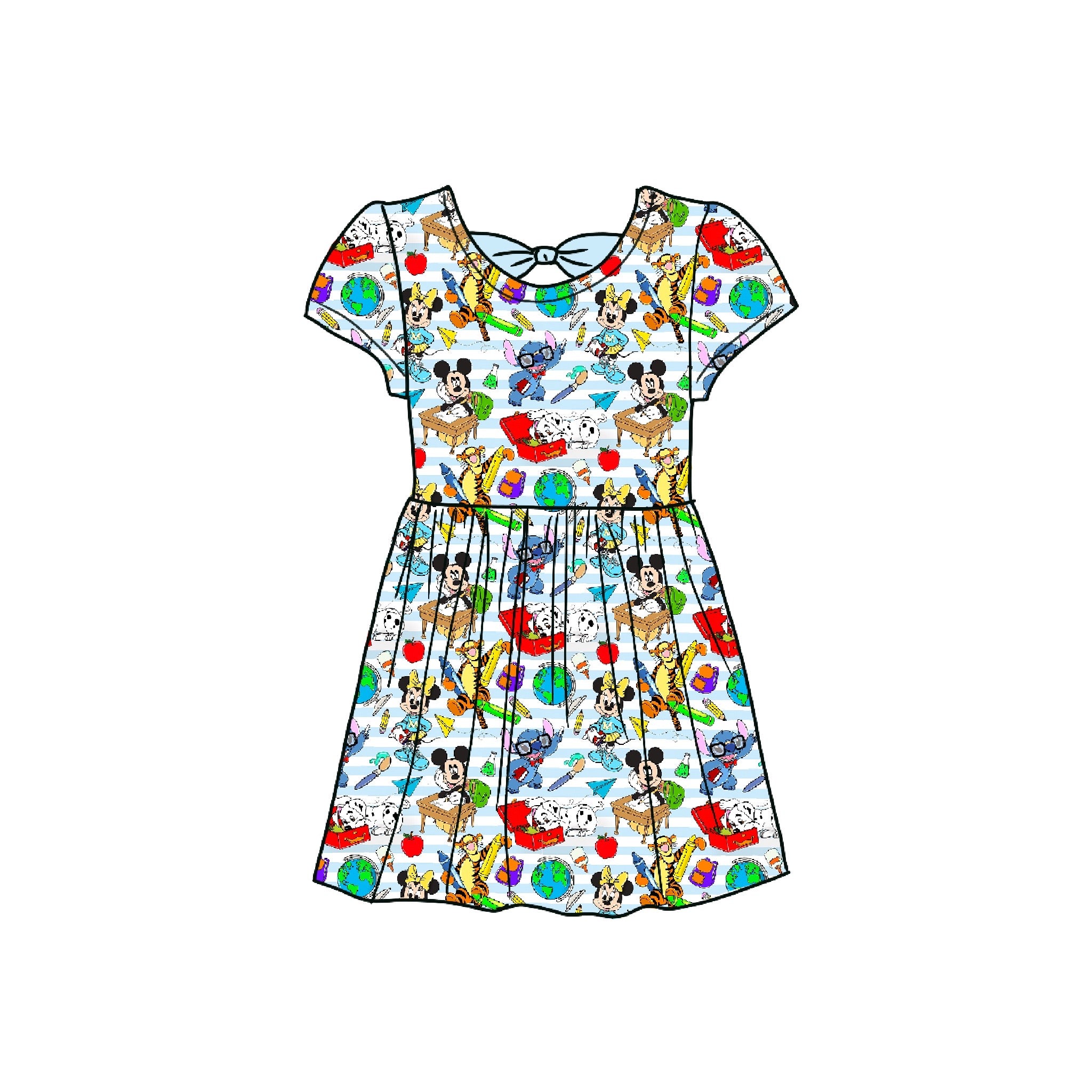 Stitch University Bamboo Dress with Bow