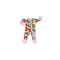 Feeling Grinchy Bamboo Ruffle Zippie Romper