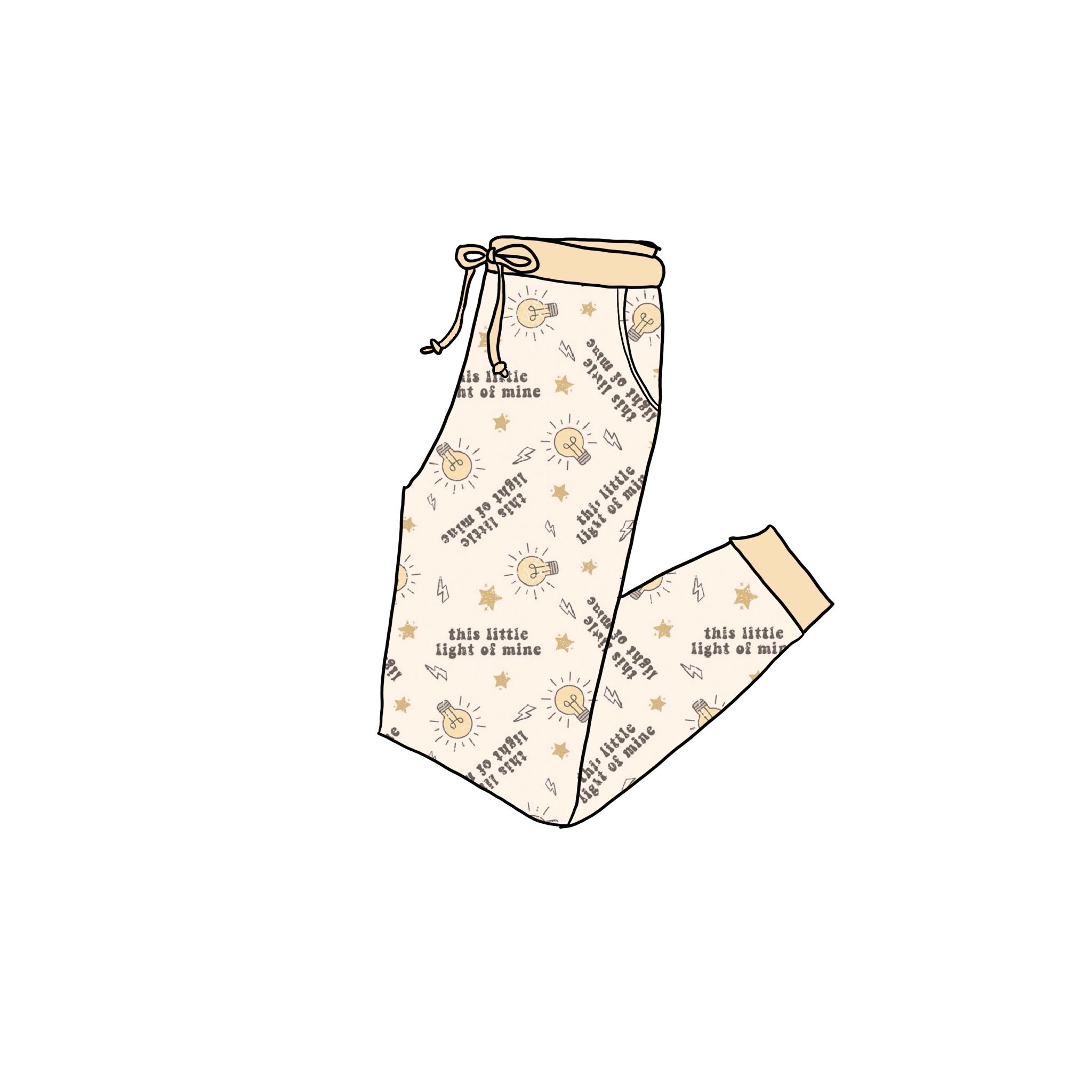 Little Light Adult bamboo joggers