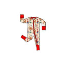 Christmas Misfits Bamboo Zippie Romper