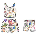Watercolor Toys Athletic Skirt Set