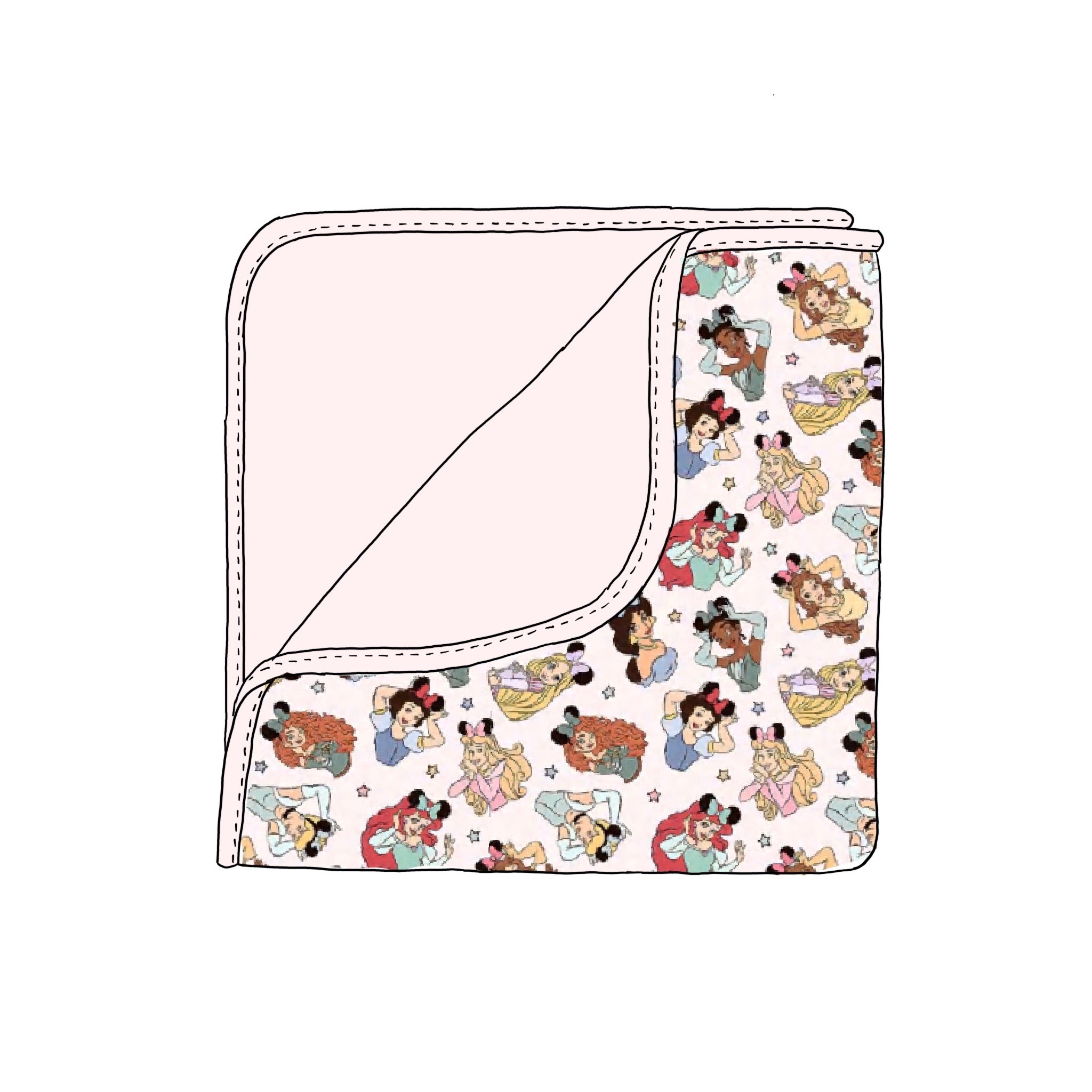 Minnie’s Princesses blanket