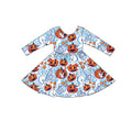 Friendly Ghost Long Sleeve Bamboo Dress