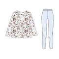 Made of Snow Peplum with leggings