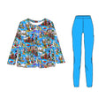 Mouska-Days Peplum with leggings