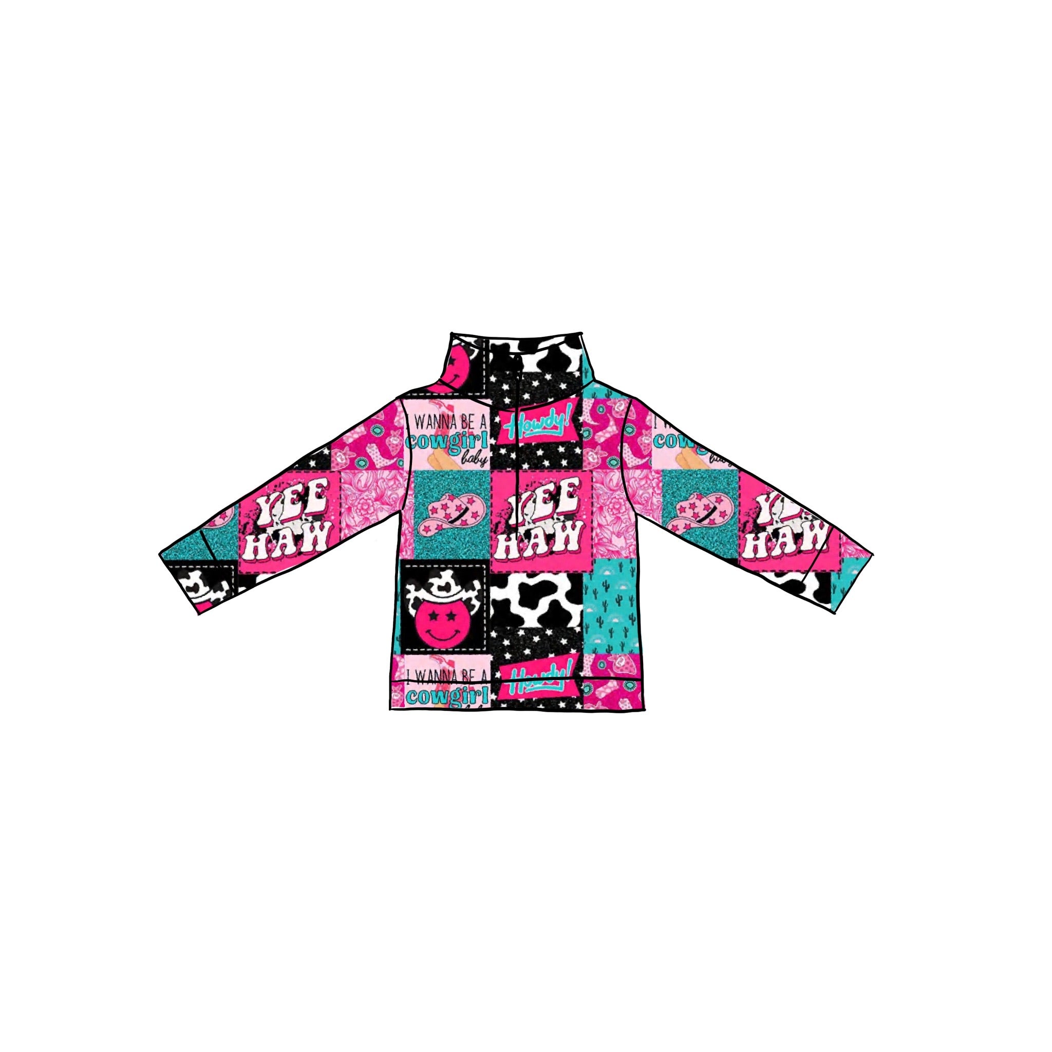 Cowgirl Chic Athletic Quarter Zip