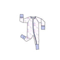 Unicorn Dreams Bamboo Zippie Romper