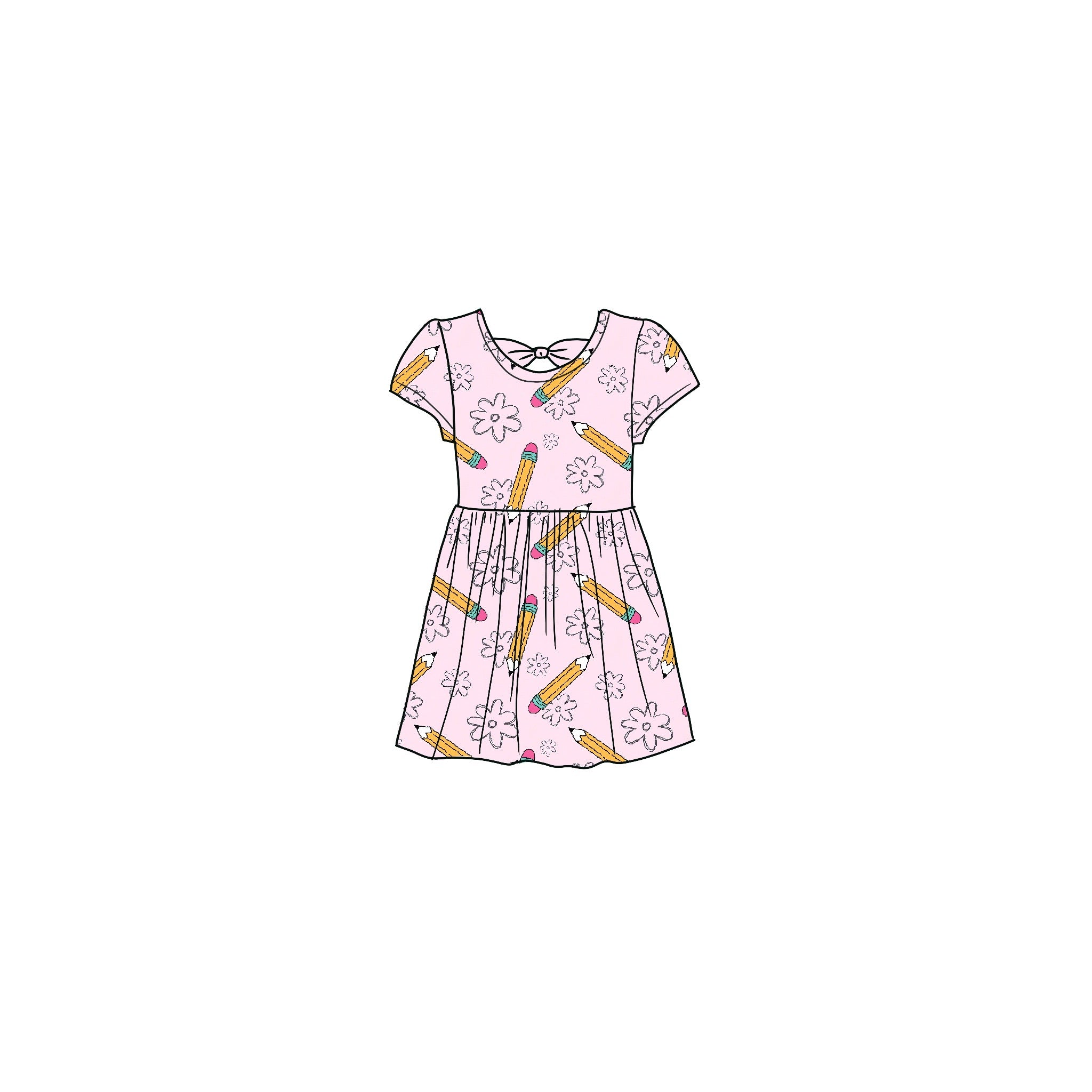 Honor Roll Bamboo Dress with Bow