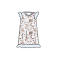 Made of Snow Flutter Sleeve Nightgown