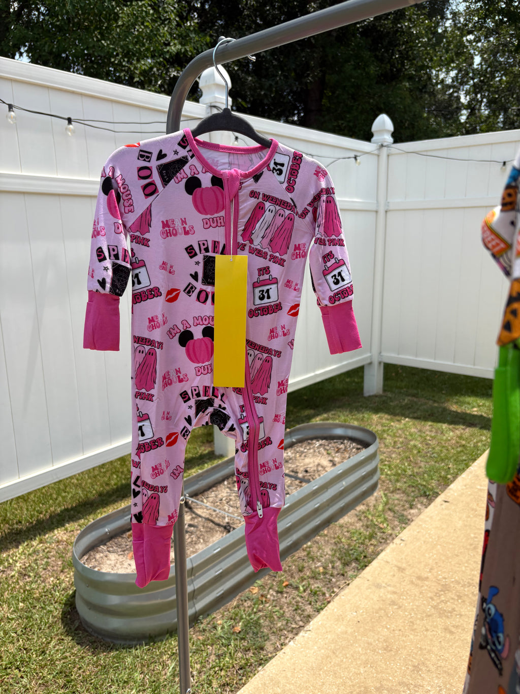 Mean Ghouls Zippie Romper