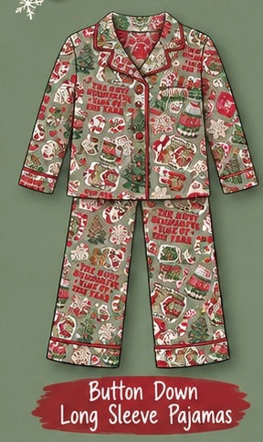 Peppermint Cocoa 2-piece button down set