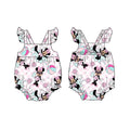 Minnie Summer Bamboo Ruffle bubble romper