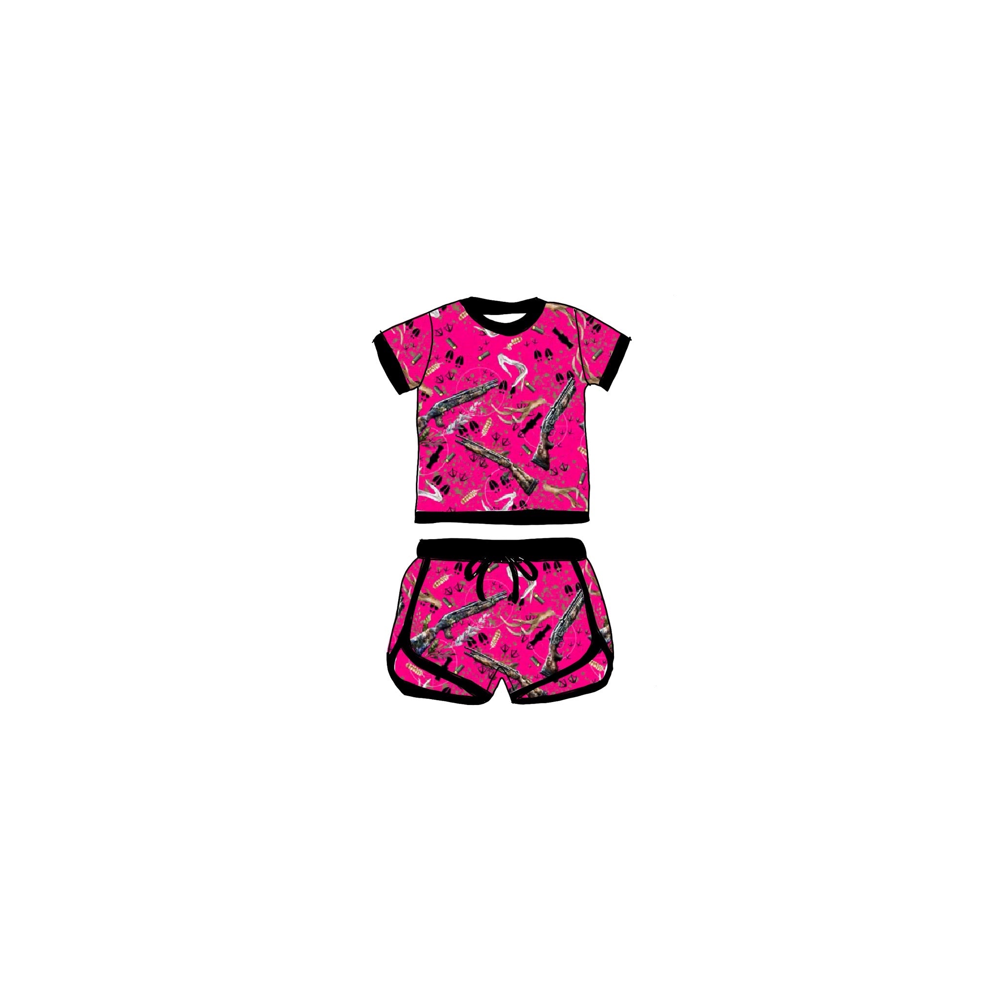 Hunt like a Girl Bamboo Drawstring Short Set