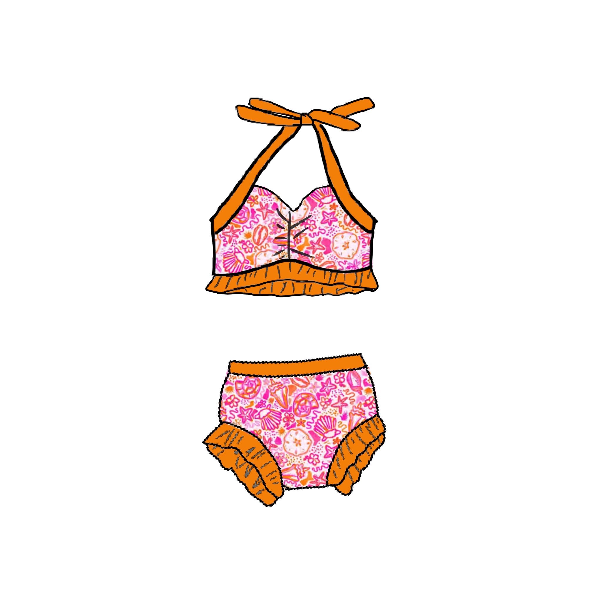 By the Sea Shore Women’s Two Piece