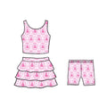 Pretty in Pink Athletic Skirt Set
