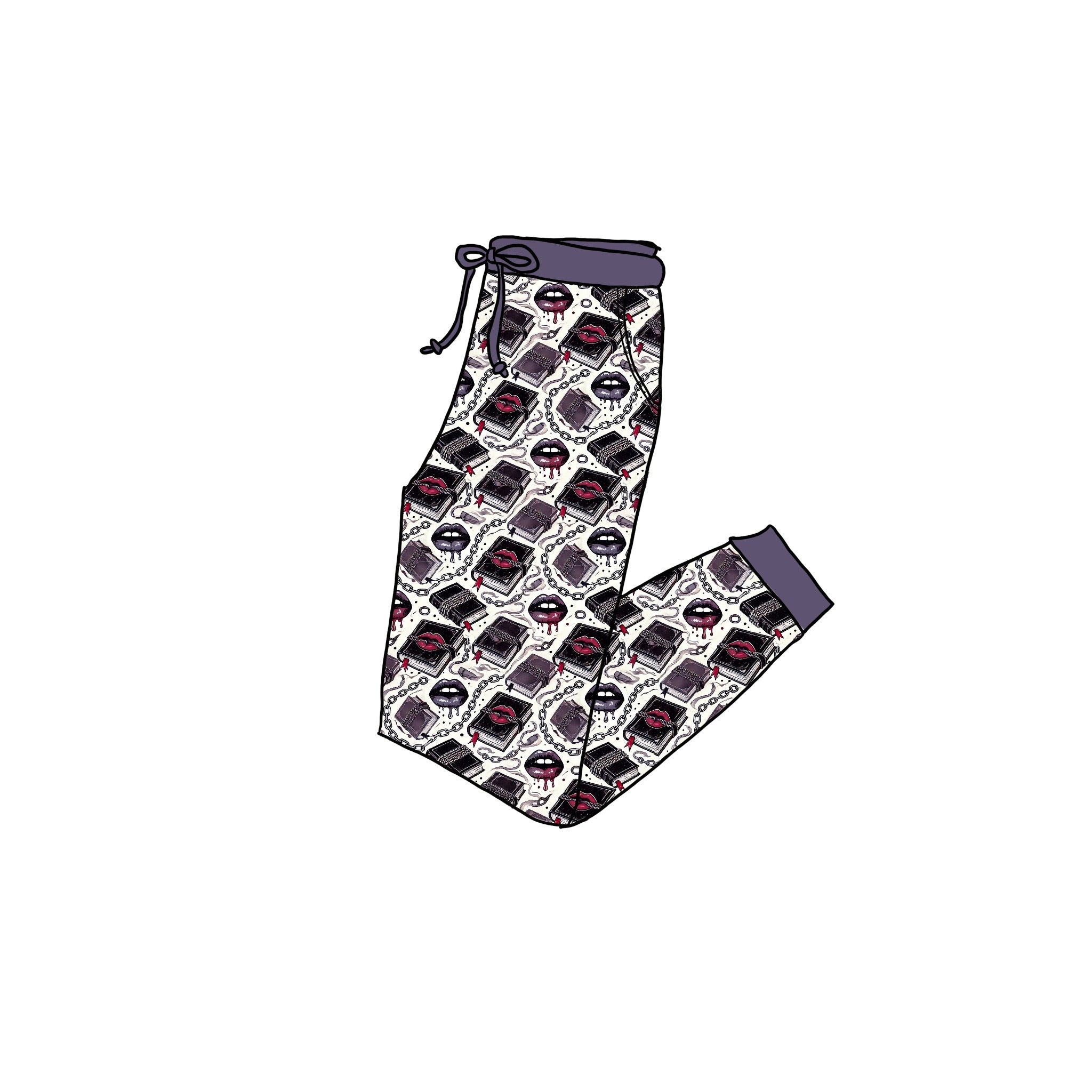 Sinner’s Read Adult bamboo joggers