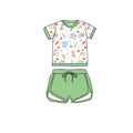 ABC Bamboo Drawstring Short Set