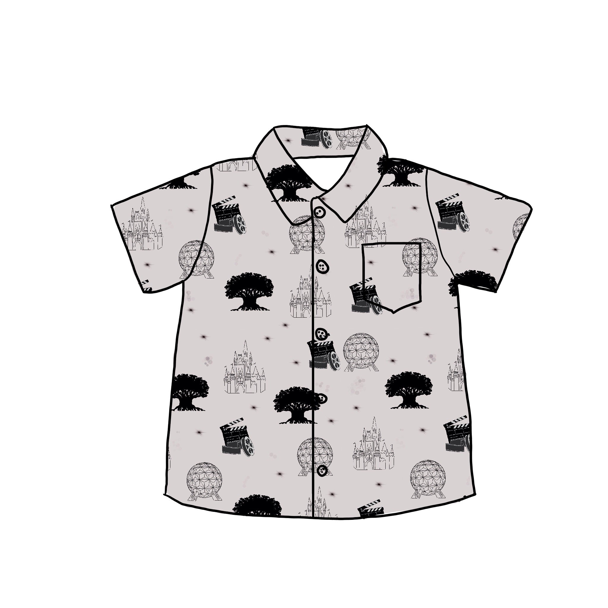 Park Hoppin Button Down