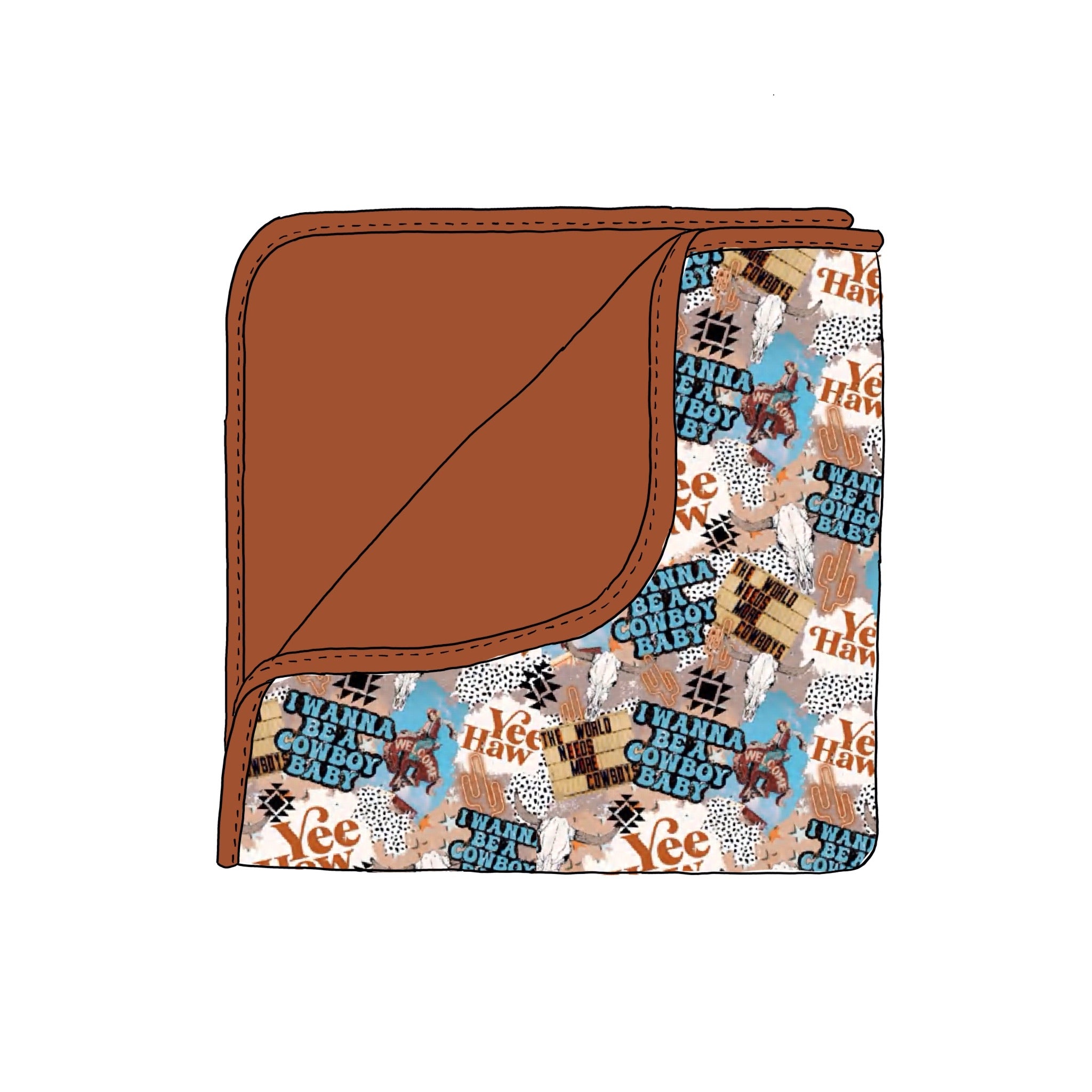 Wild Rodeo blanket