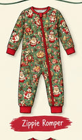 The North Pole Bamboo Zippie Romper