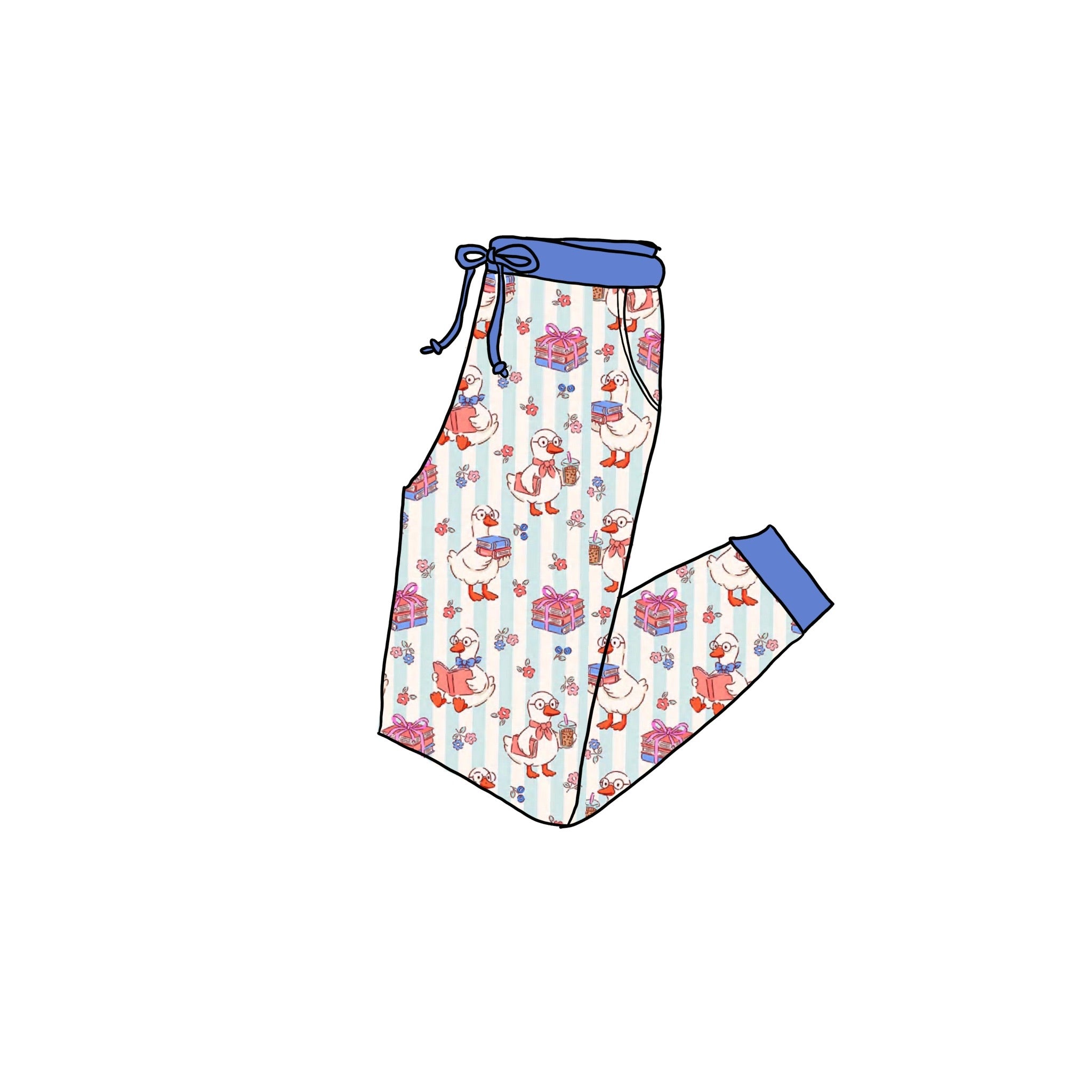 Reading Goose Adult bamboo joggers