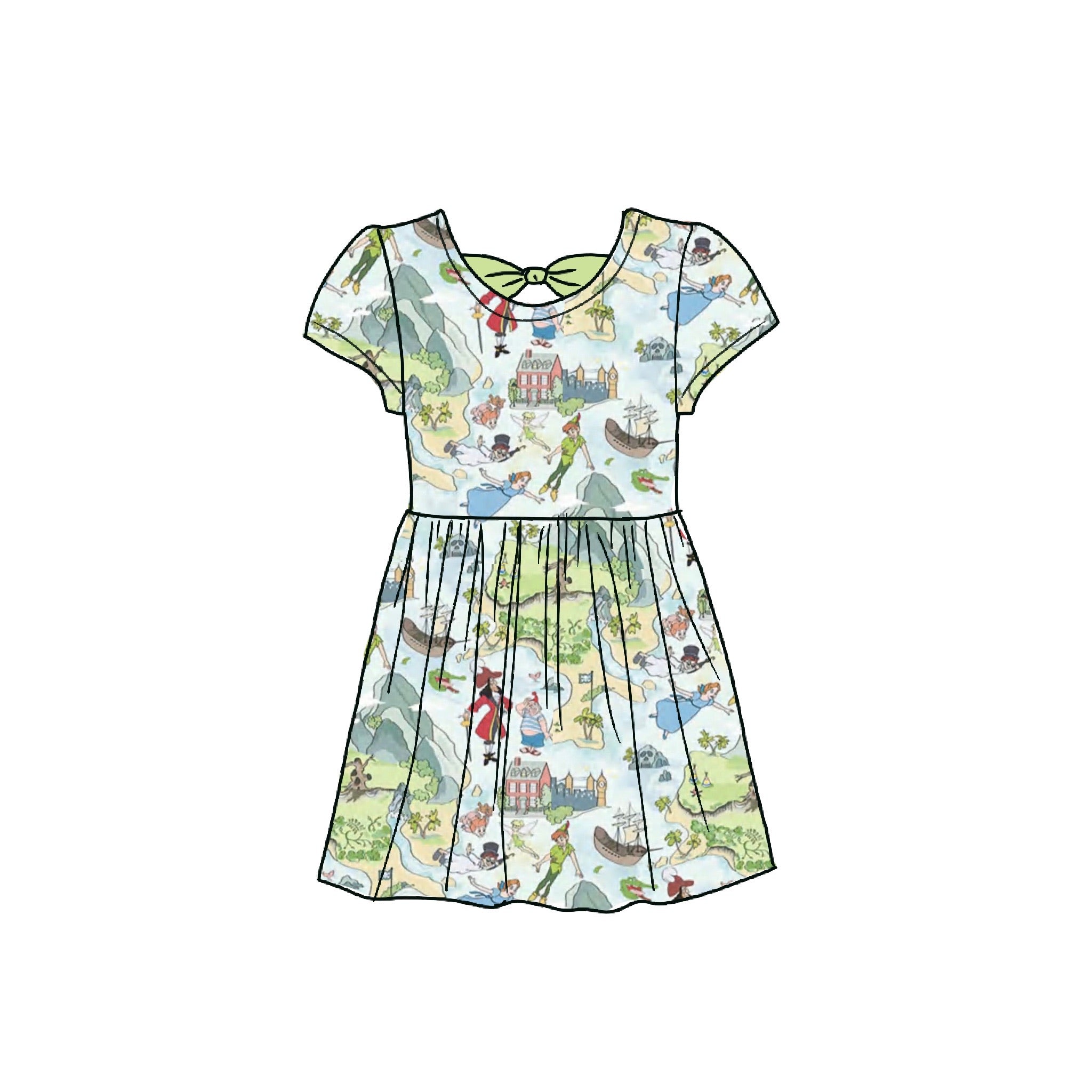 Lost Boys Bamboo Dress with Bow