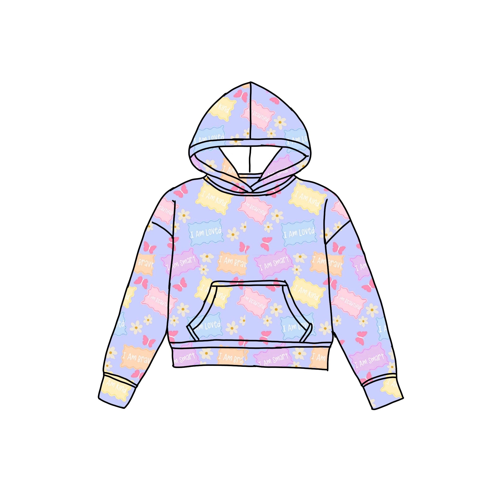 Smart Butterfly Unisex Hoodie