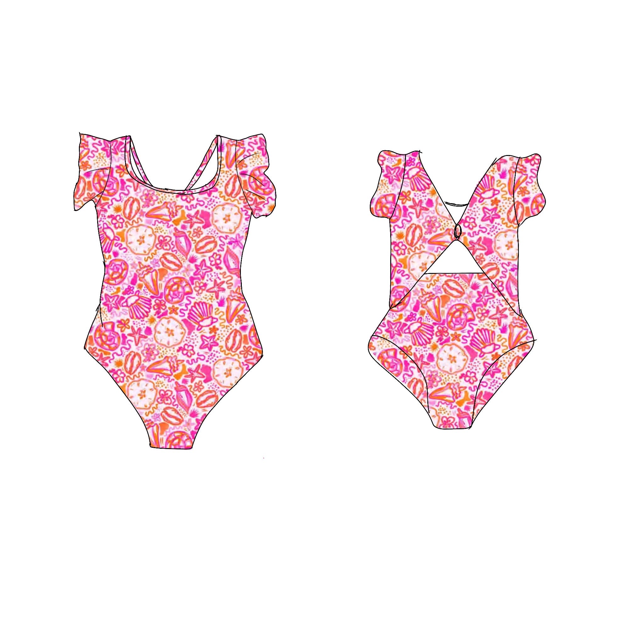By the Sea Shore Women’s One Piece