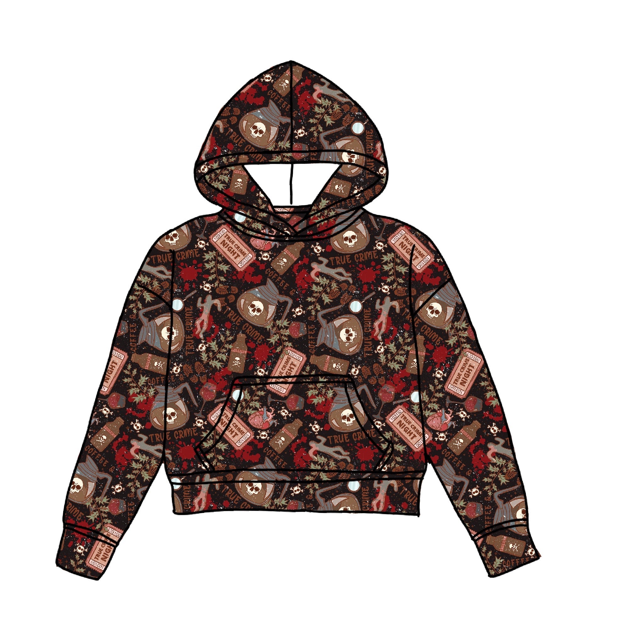 Espresso & Evidence Adults Hoodie