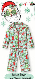Groovy Santa 2-piece button down set