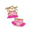 By the Sea Shore Girls Ruffle Bikini