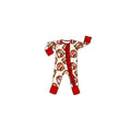 Royal Holidays Bamboo Ruffle Zippie Romper