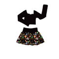 Made My Family Disappear Long Sleeve Athletic Skirt Set