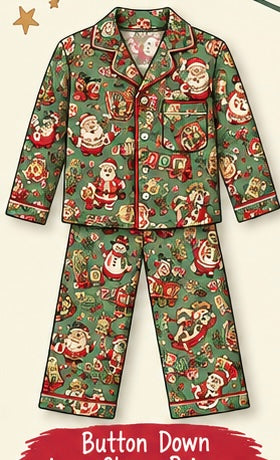 The North Pole 2-piece button down set