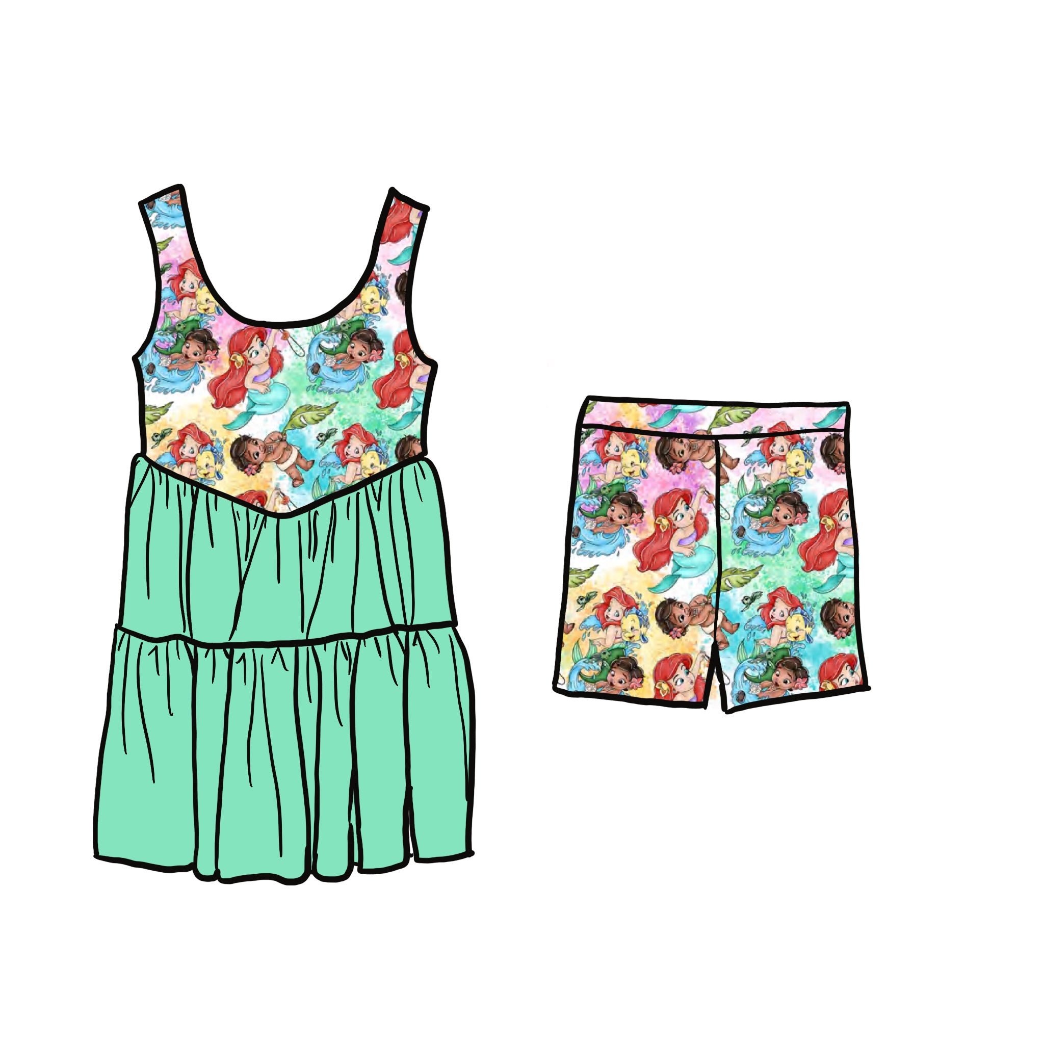 Ocean Babies Athletic Twirl Dress