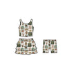 Prairie Stamps Athletic Skirt Set