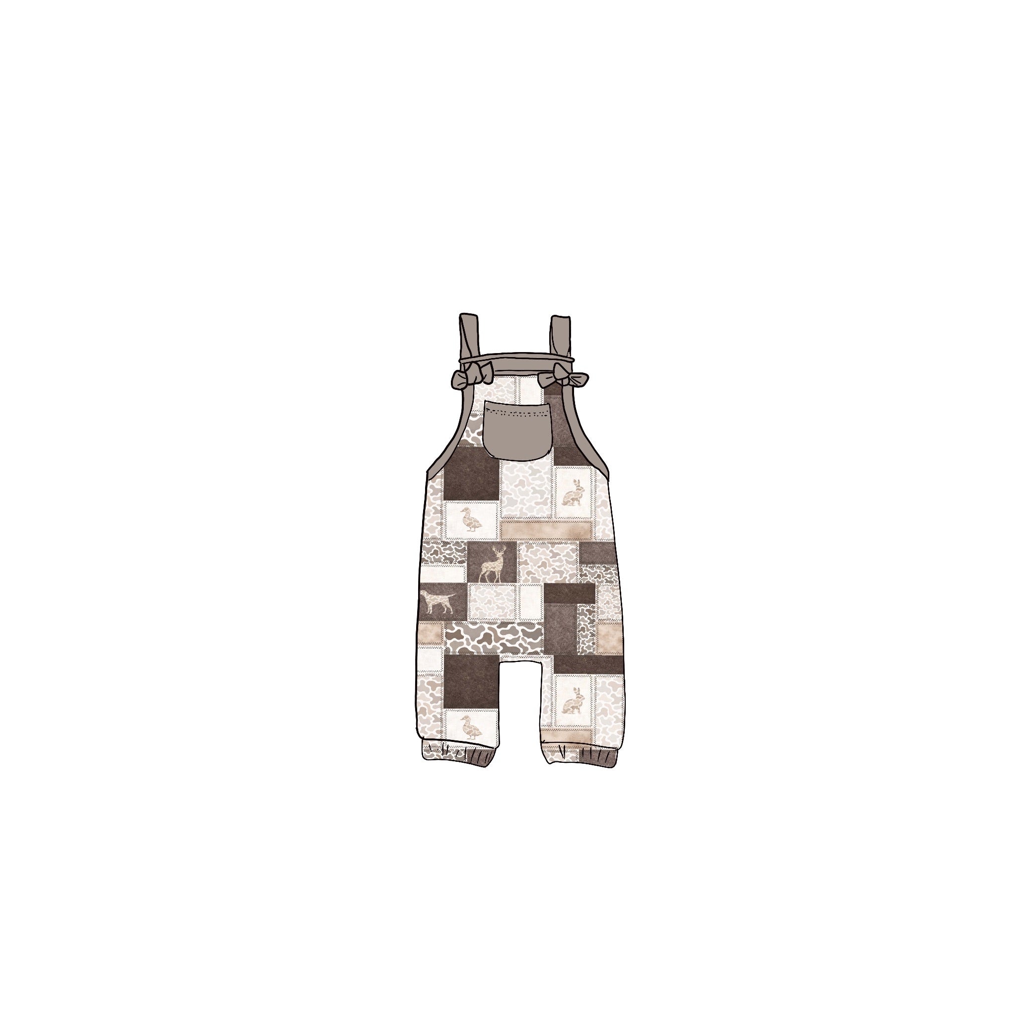 Sleepy Buck Bamboo Overalls
