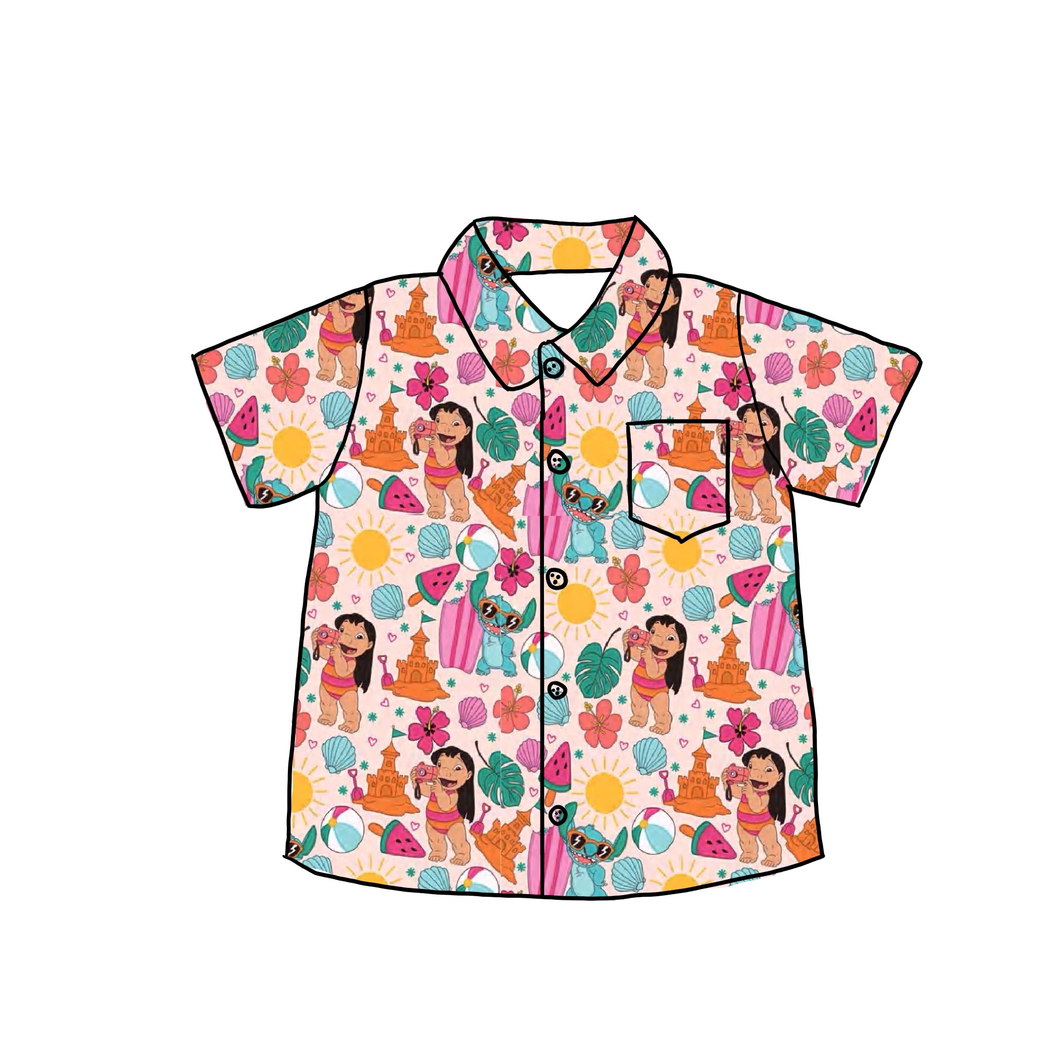 Hawaiian Button Down