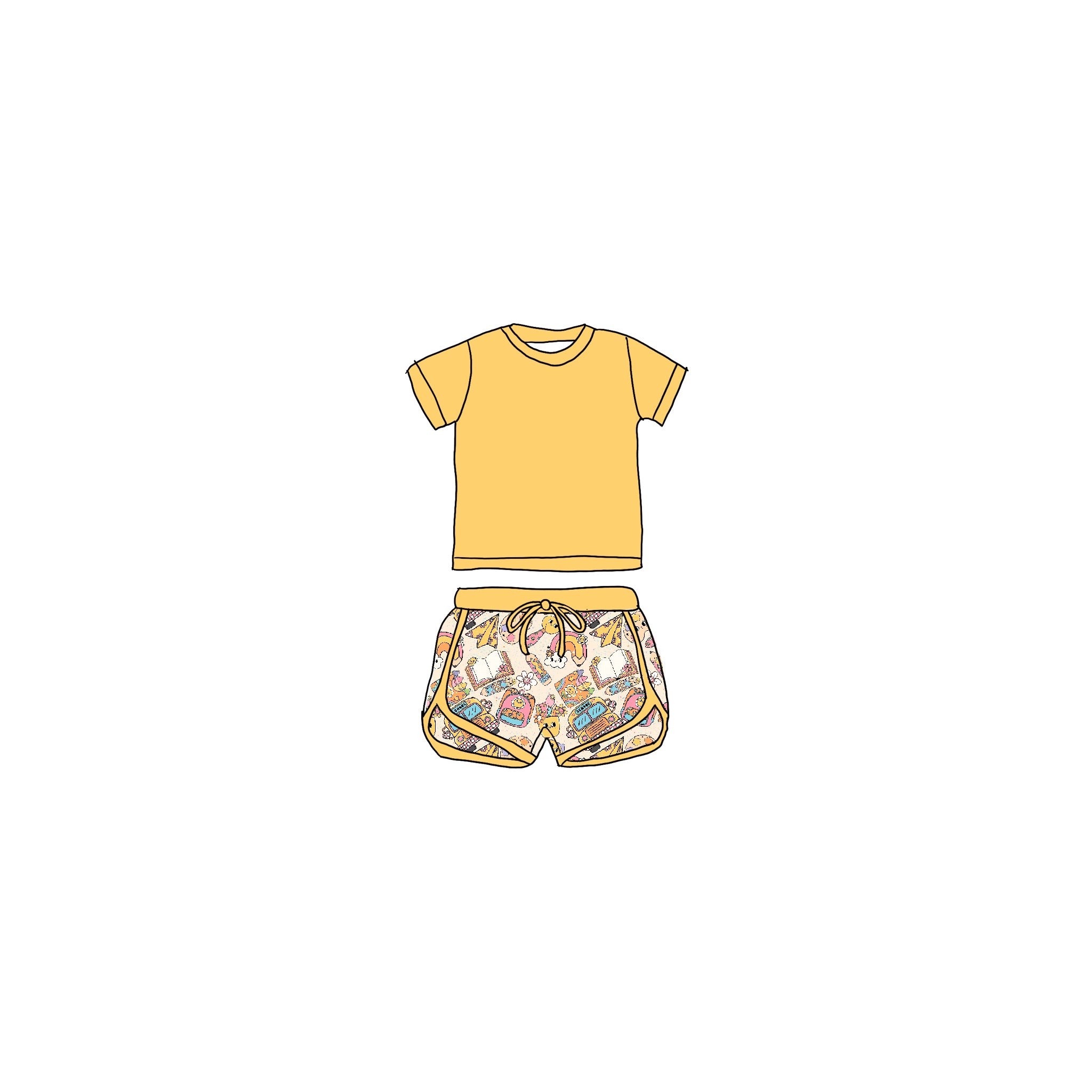 Study Hall Drawstring Short Set