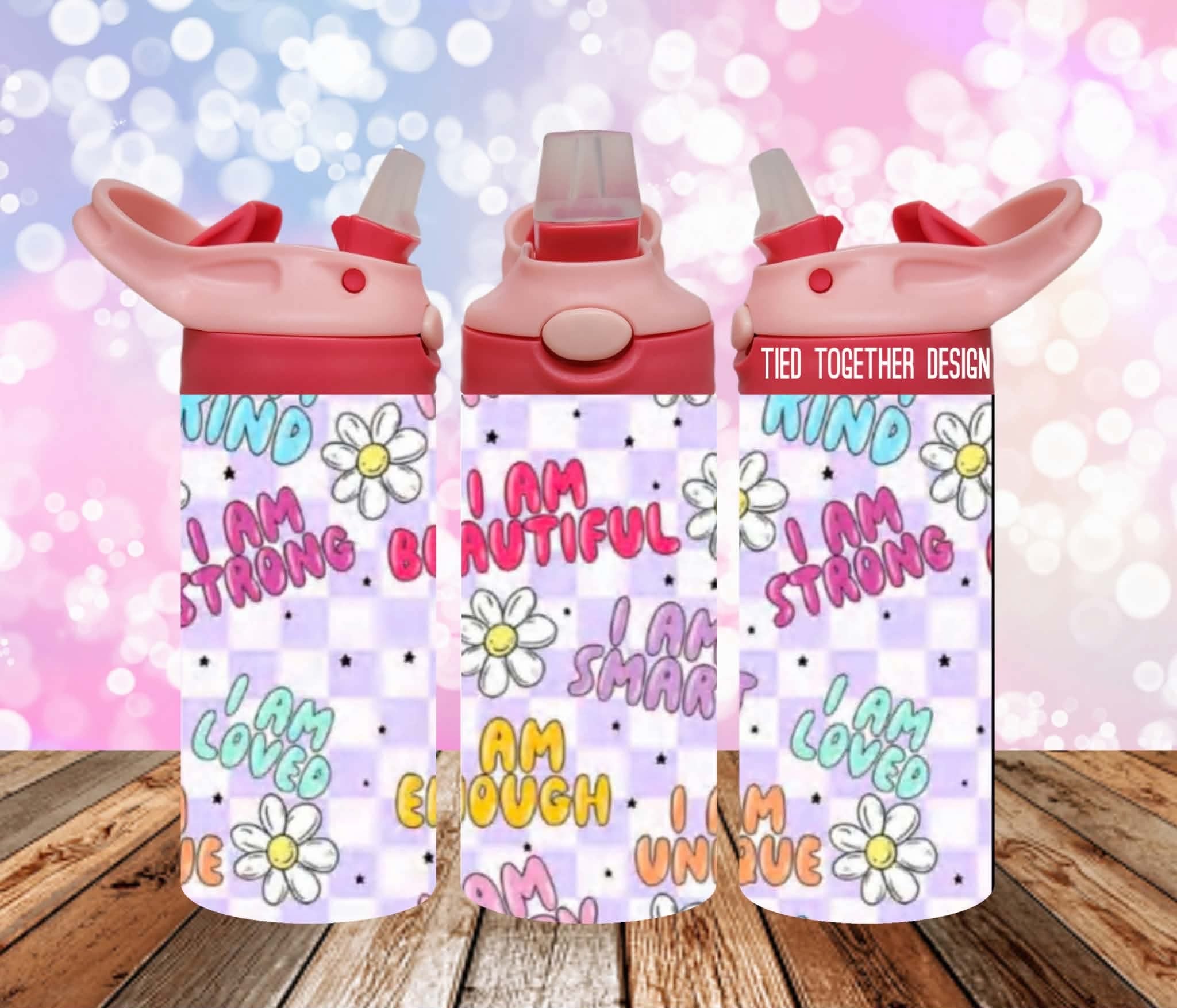 Unique Flower Insulated kids Tumbler