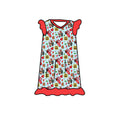 A Mater XMas Flutter Sleeve Nightgown