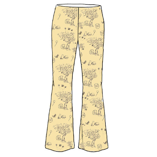 Bamboo Viscose Flare Bottoms- Hundred Acres