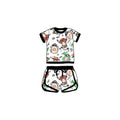 Sketch Bamboo Drawstring Short Set